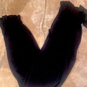 black pants